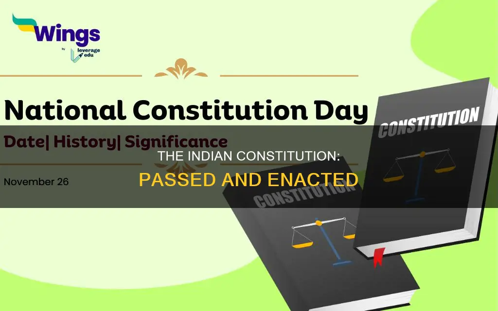 when was indian constitution passed