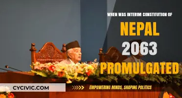 Nepal's Interim Constitution: Promulgated in 2063