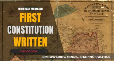 Maryland's First Constitution: A Historical Overview
