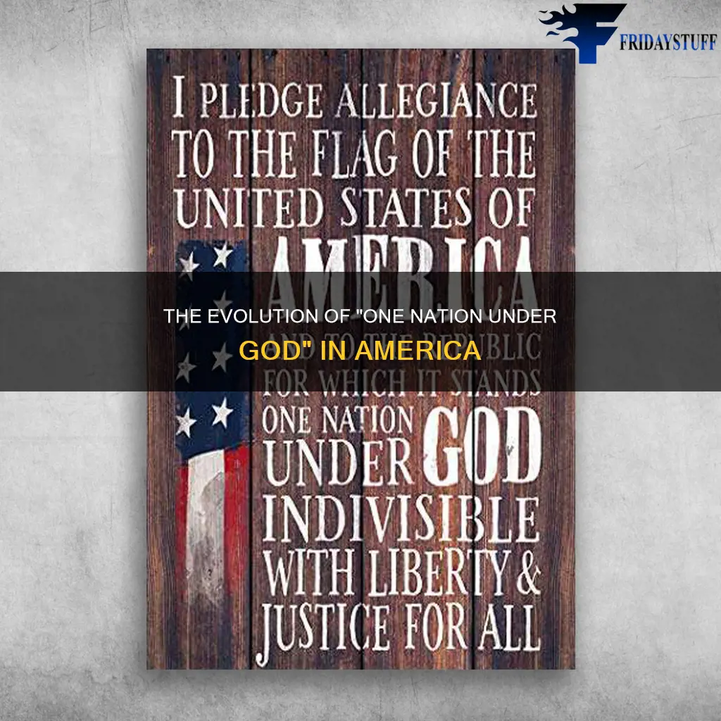 when was one nation under god added to the constitution