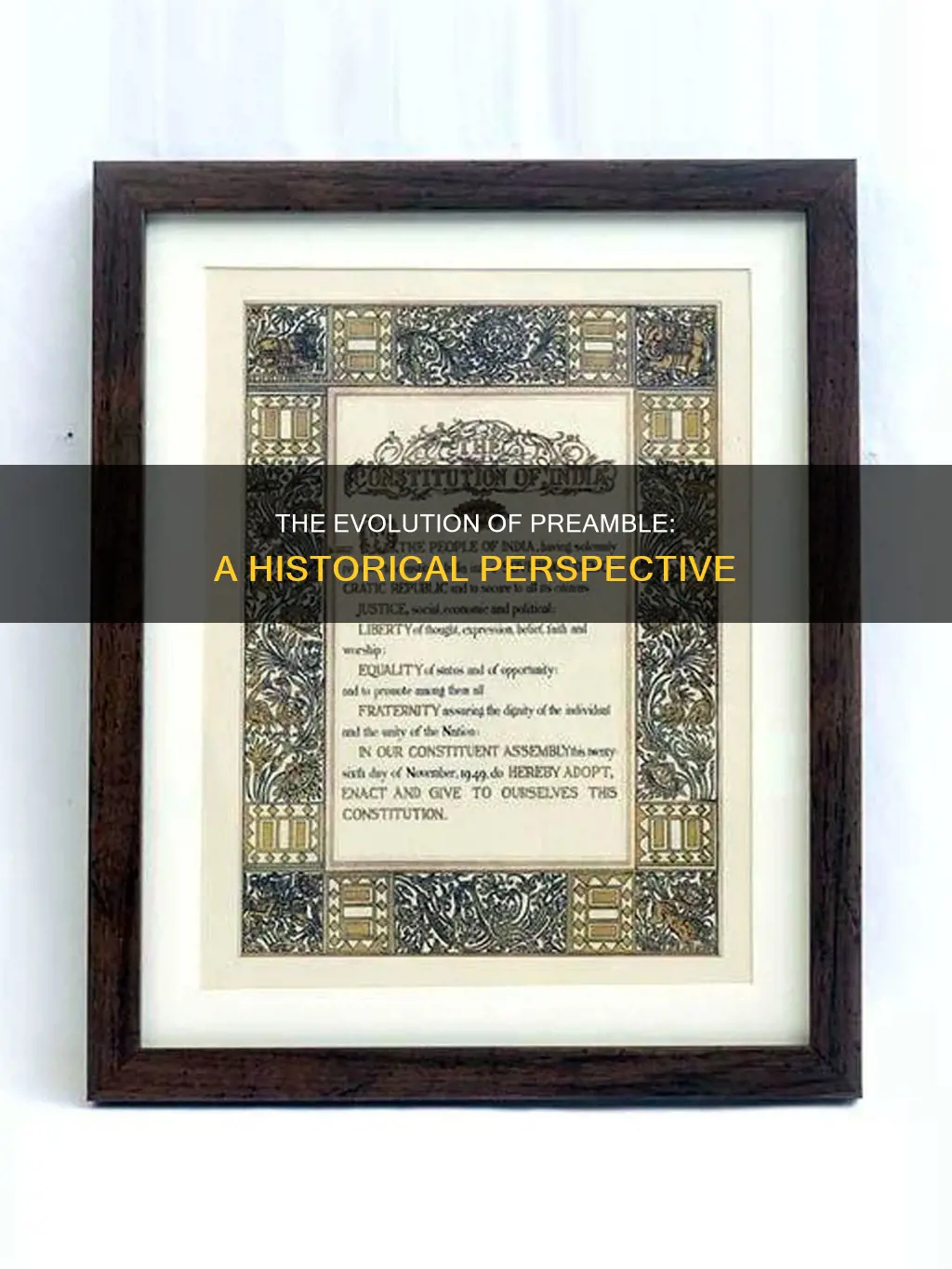 when was preamble written