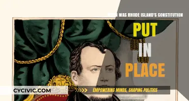 Rhode Island's Constitution: When Did It Begin?