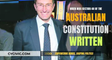 The Evolution of Australia's Constitution: Section 44's Origins