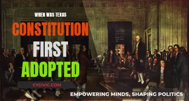Texas Constitution: Its Early Adoption and Legacy
