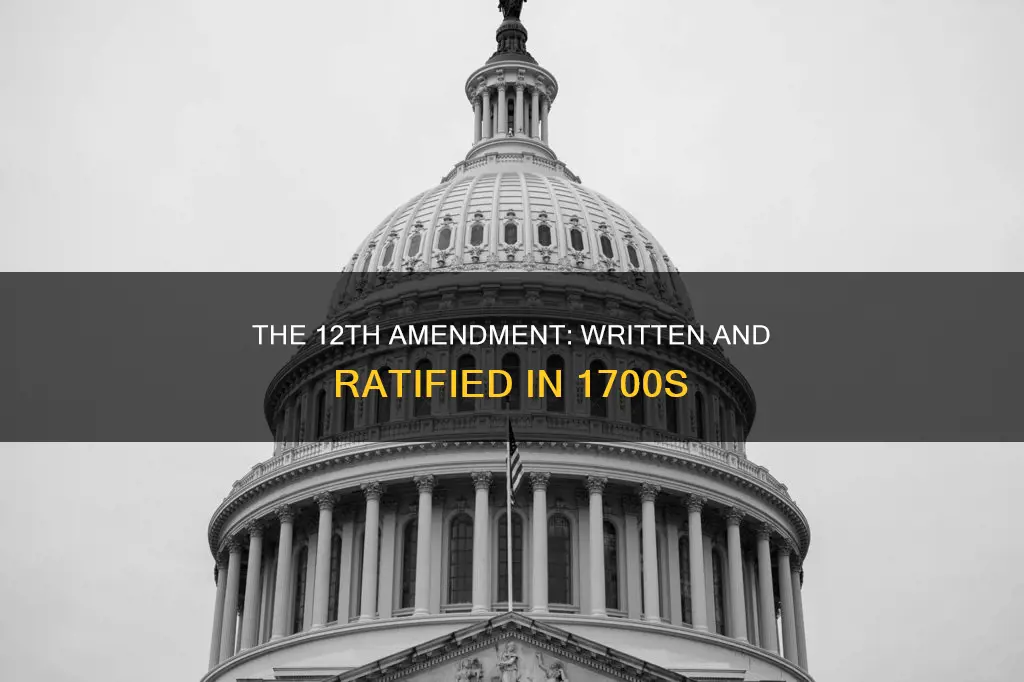 when was the 12 amendment to the constitution written