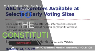 The 12th Amendment: A Constitutional Change in Elections