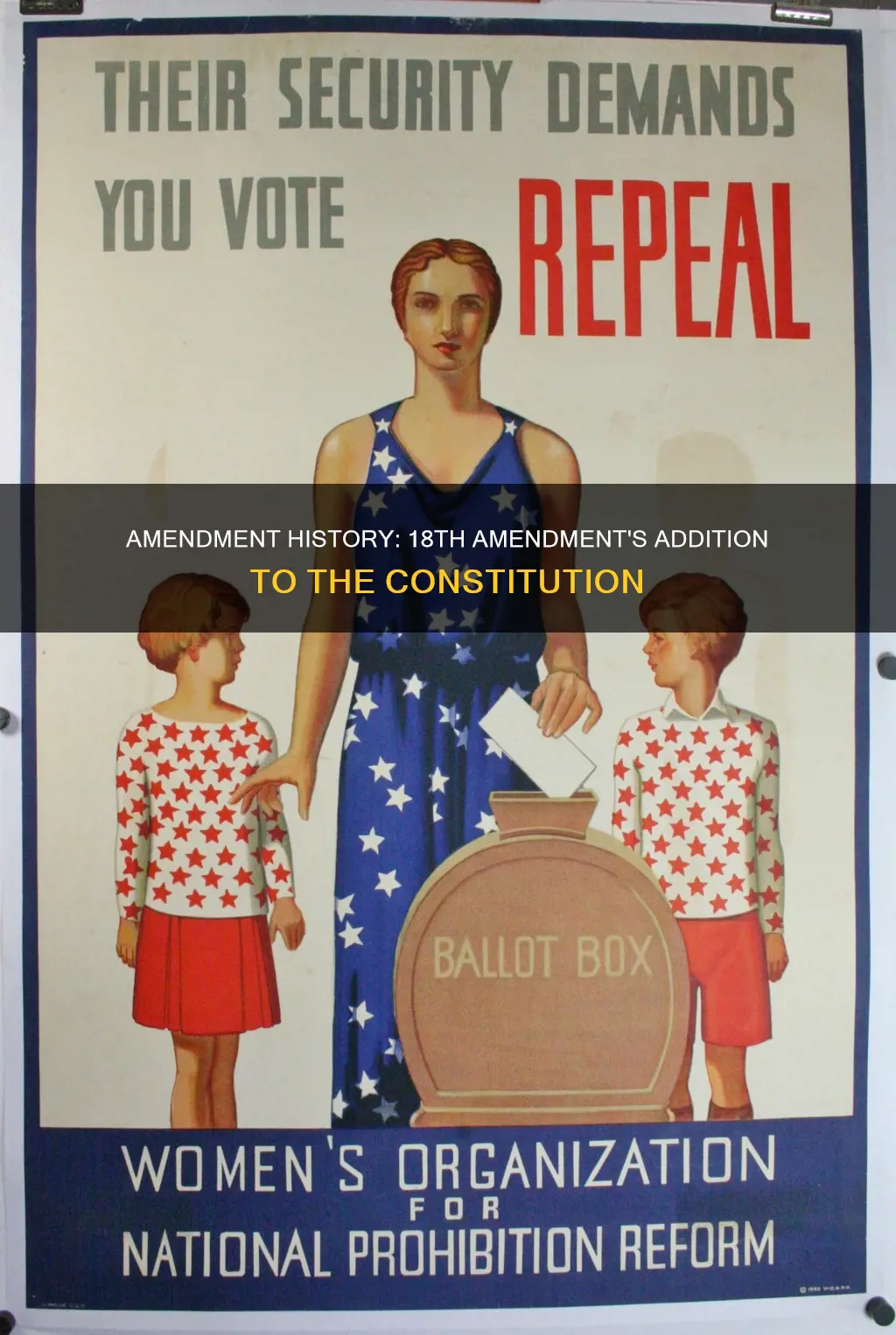 when was the 18th amendment added to the constitution