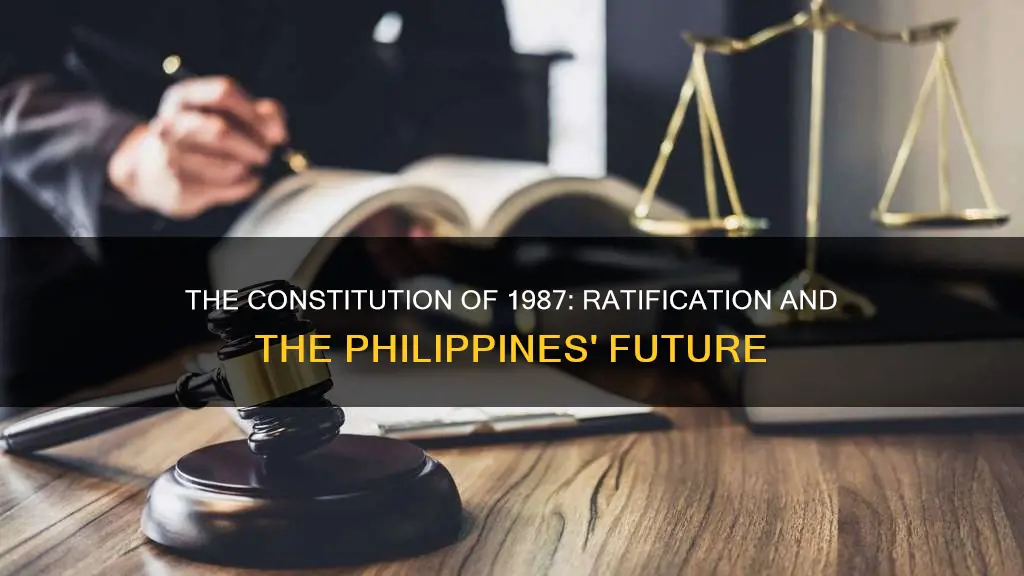when was the 1987 philippine constitution ratified