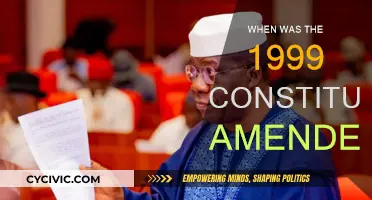 Amendments to Nigeria's 1999 Constitution: A Historical Overview