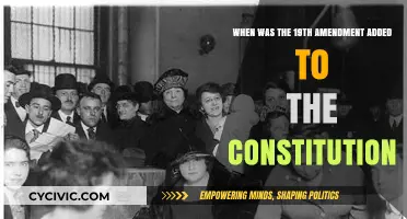 Amendment History: The 19th Amendment's Addition to US Constitution