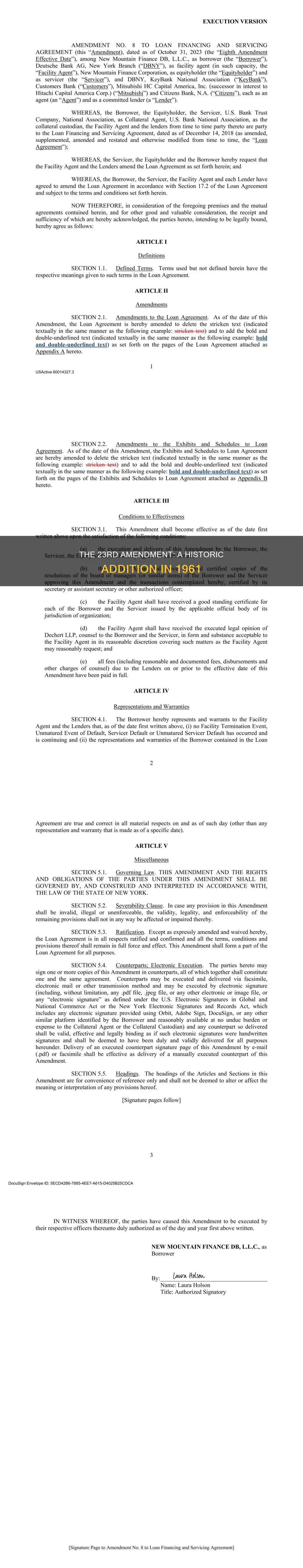 when was the 23rd amendment added to the constitution