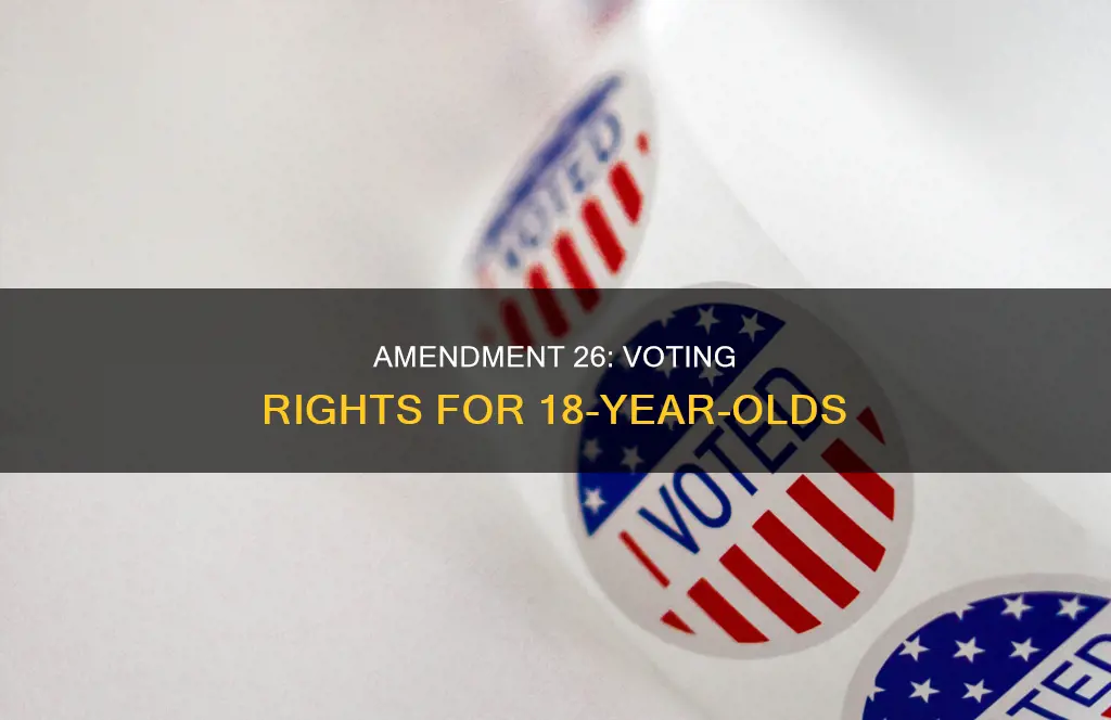 when was the 26 amendment to the constitution