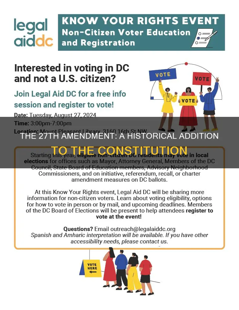 when was the 27th amendment added to the constitution