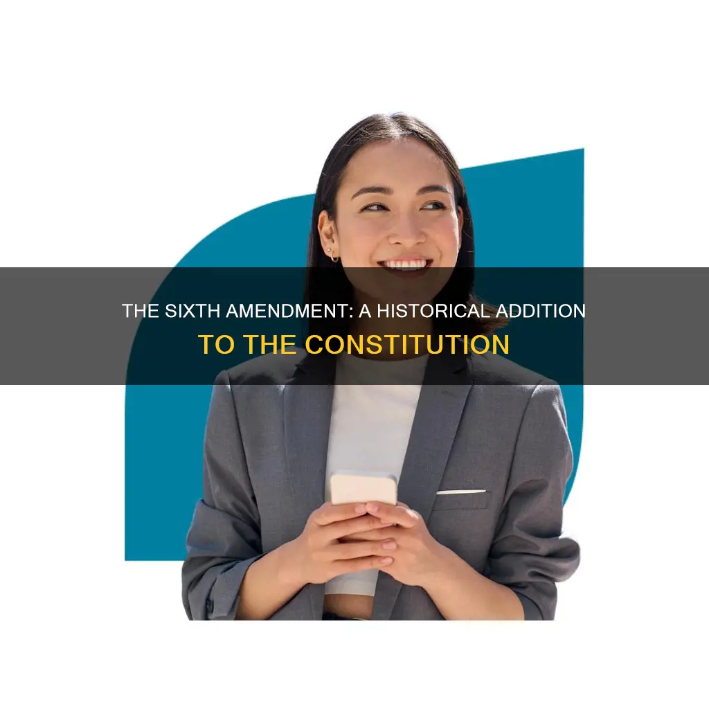 when was the 6th amendment added to the constitution