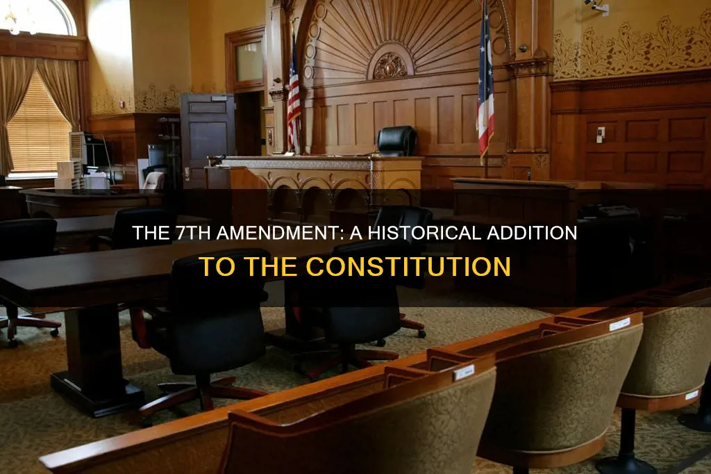 when was the 7th amendment added to the constitution