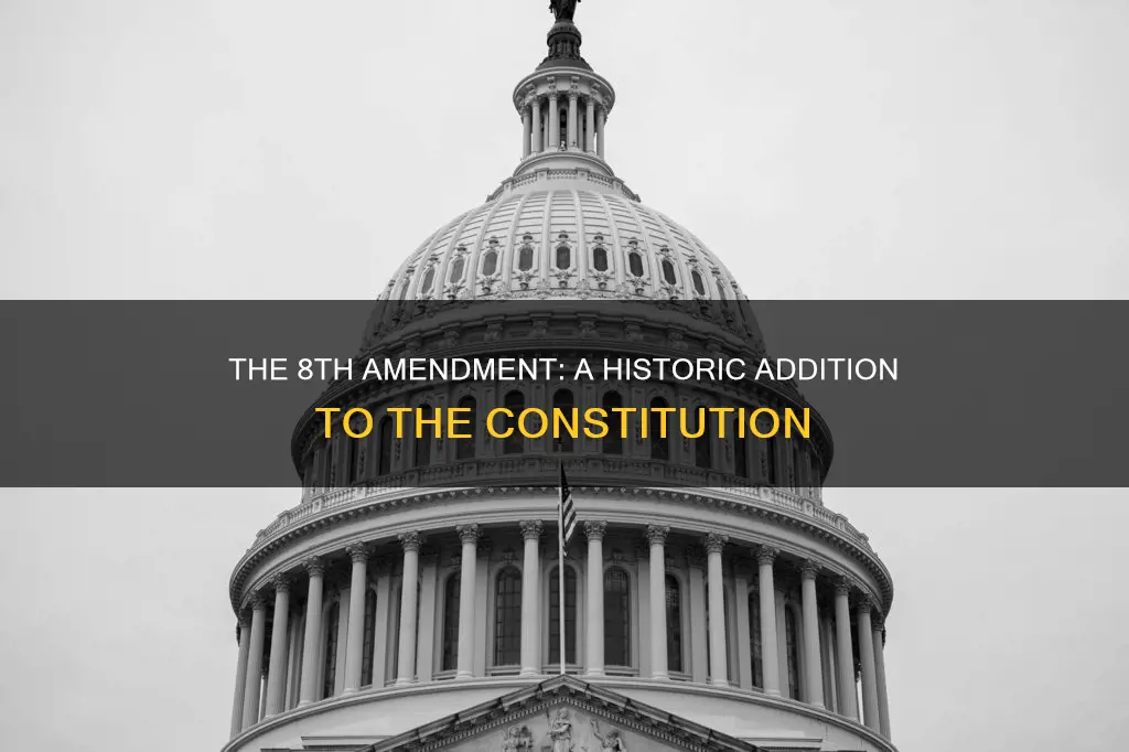 when was the 8th amendment added to the constitution