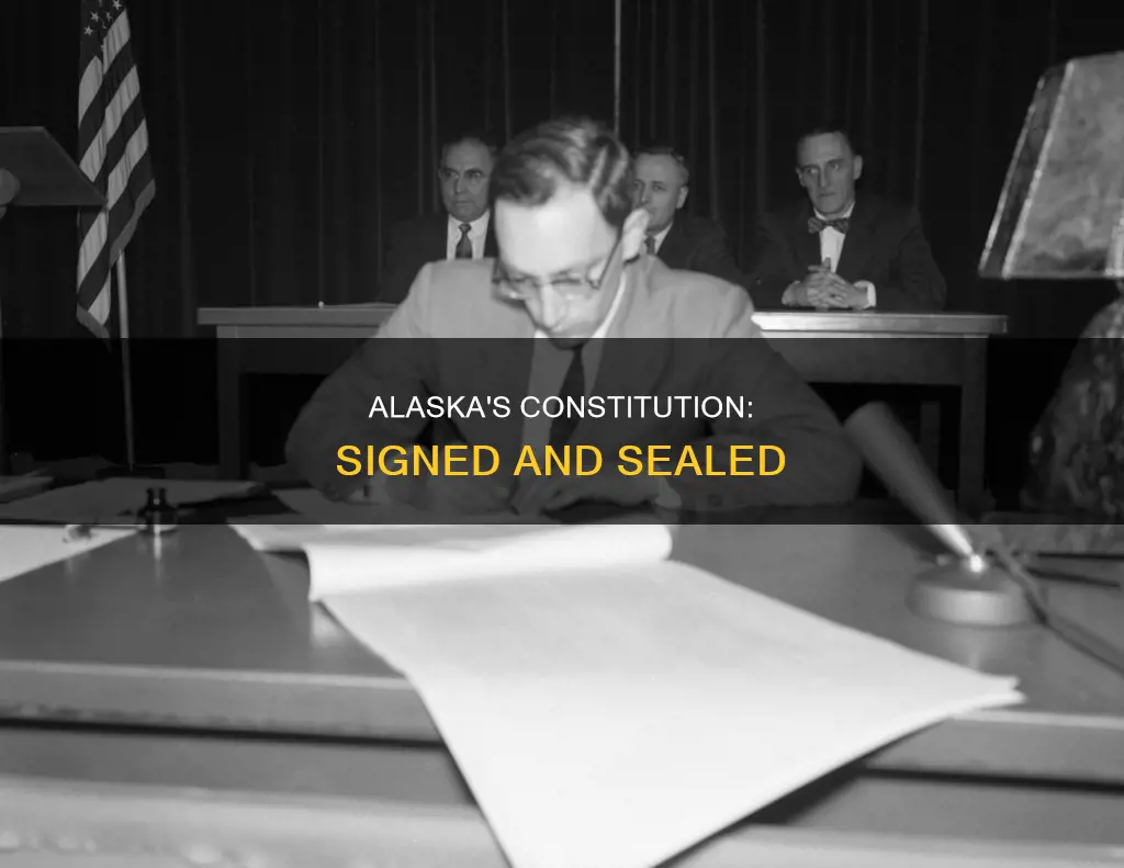 when was the alaska constitution signed