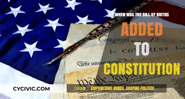 The Bill of Rights: Added to the Constitution When?