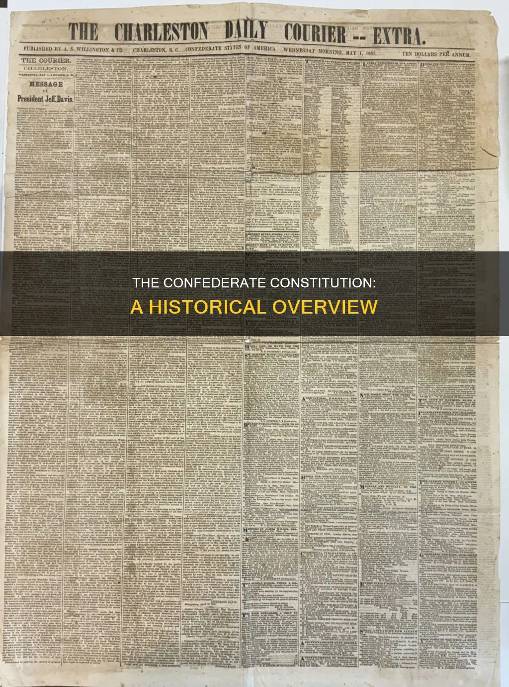 when was the confederate constitution written