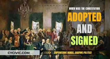 The US Constitution: Signed and Adopted