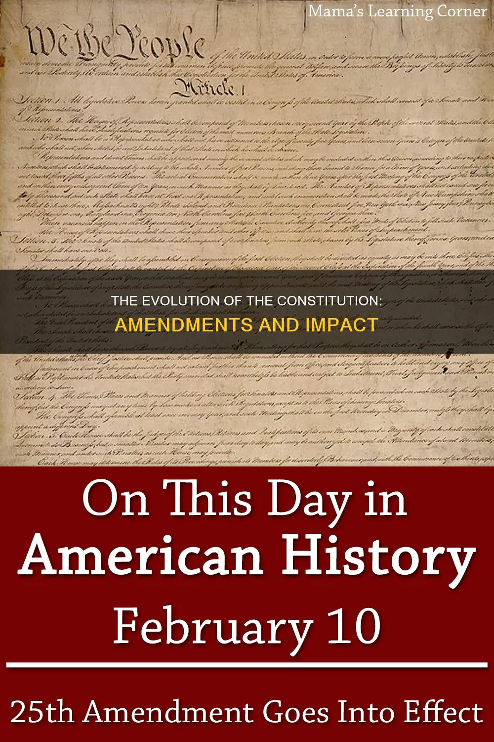 when was the constitution amended site edu