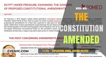 Amendments to the Constitution: A Historical Timeline