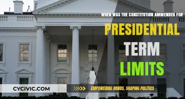 The Constitution's Presidential Term Limit Amendments