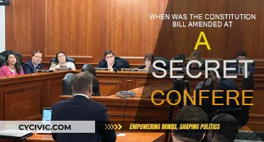 The Secret Conference: Constitution Bill Amendments