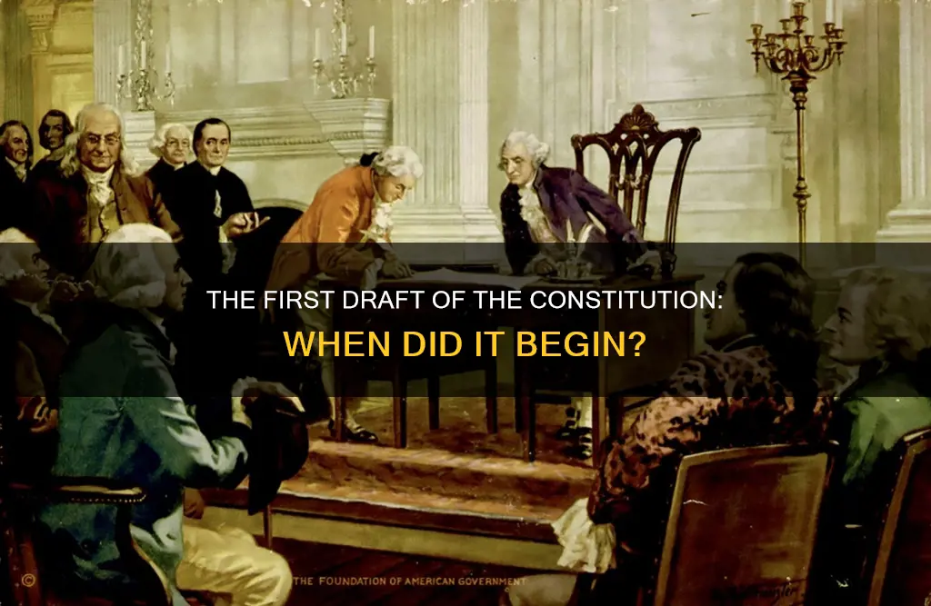 when was the constitution drafted at first