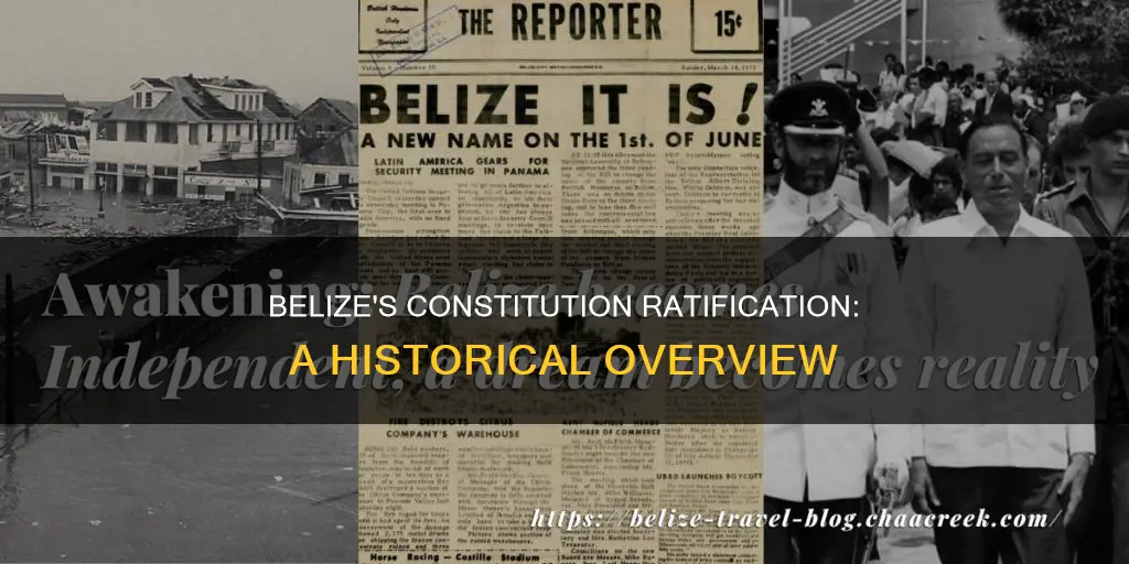when was the constitution of belize ratified