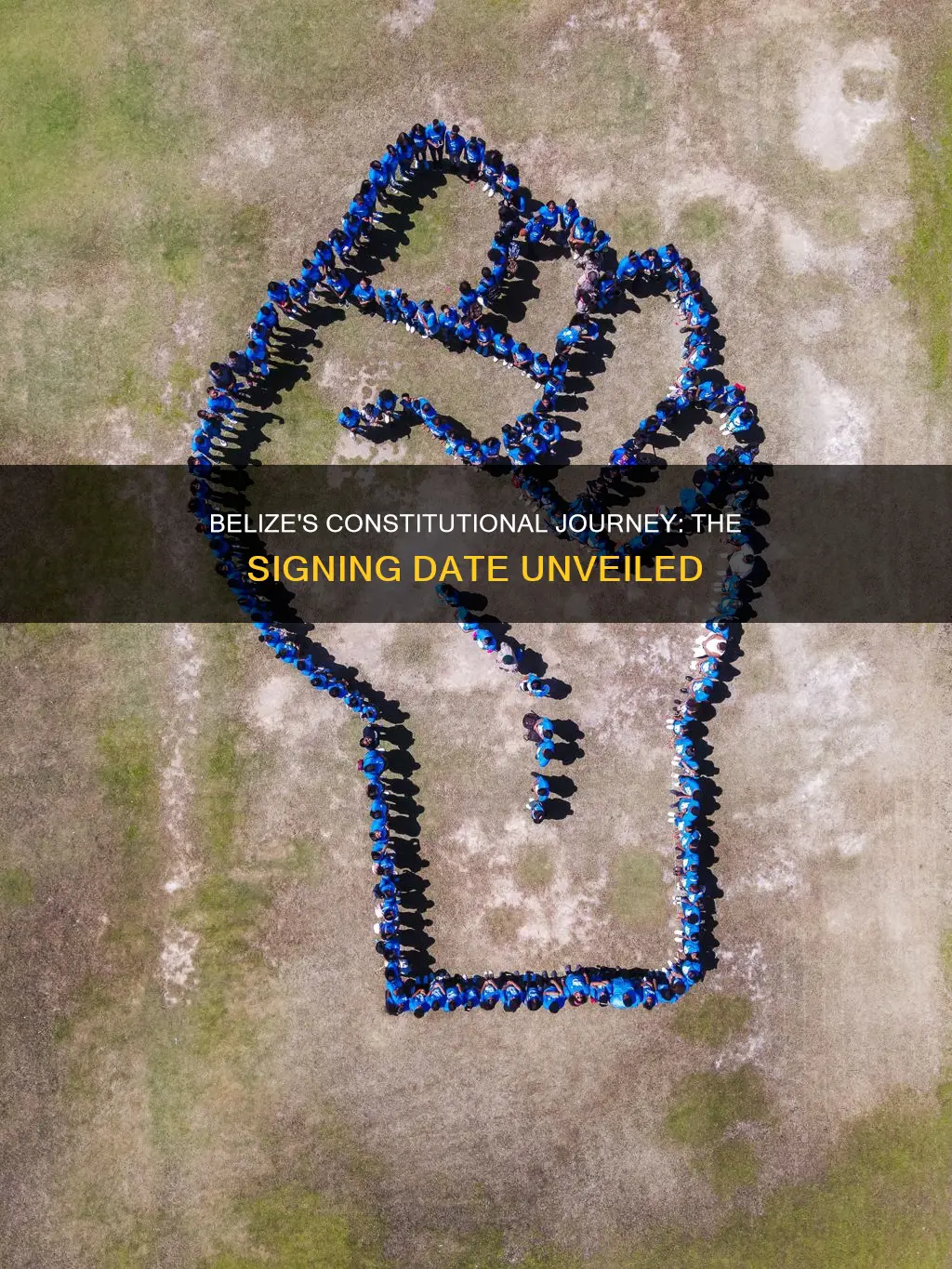 when was the constitution of belize signed