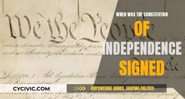 The Constitution of Independence: A Historical Signing
