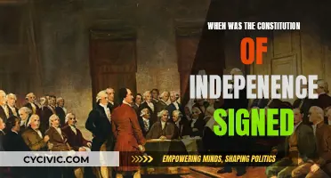 The Constitution of Independence: A Historical Signing
