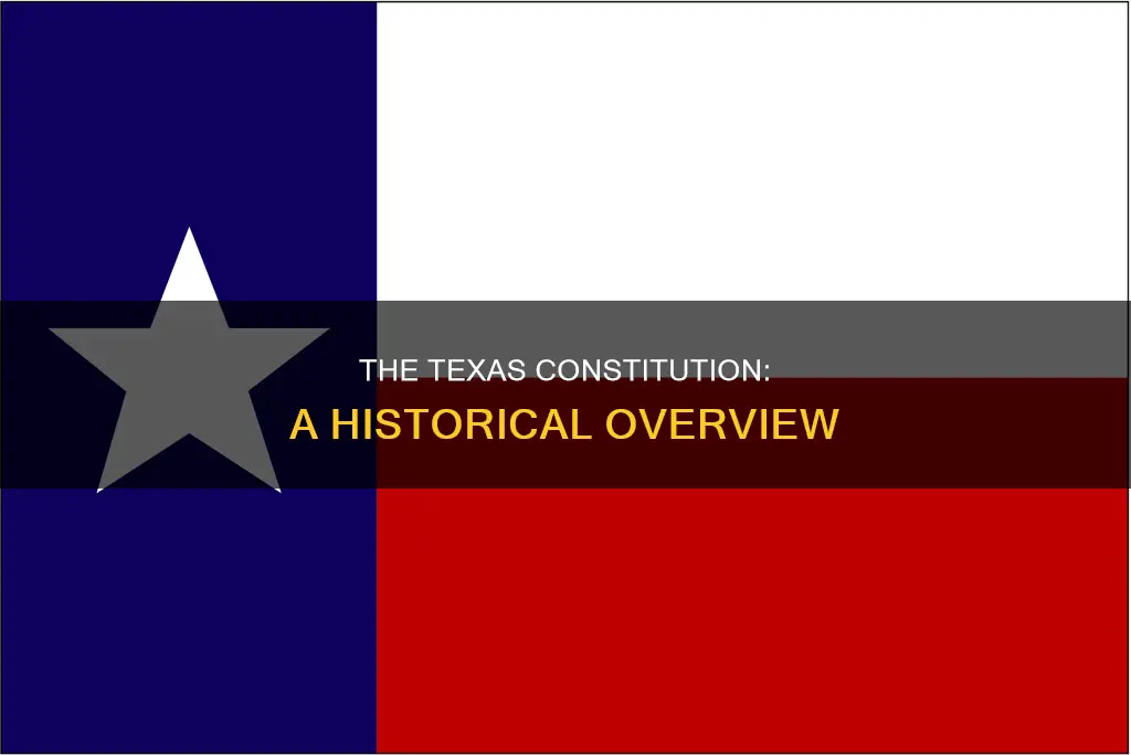 when was the constitution of texas written