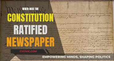 The Constitution Ratification: A Historical Newspaper Perspective