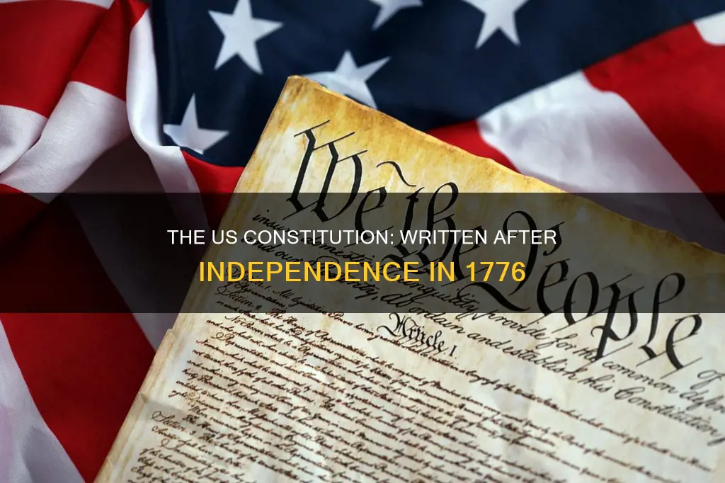 when was the constitution written 1776
