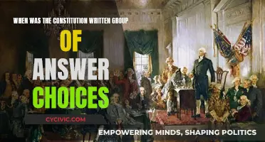 The US Constitution: When Was It Written?