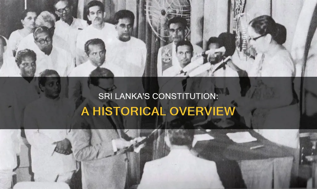 when was the constitution written in sri lanka