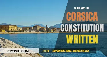 Corsica Constitution: When Was It Written?
