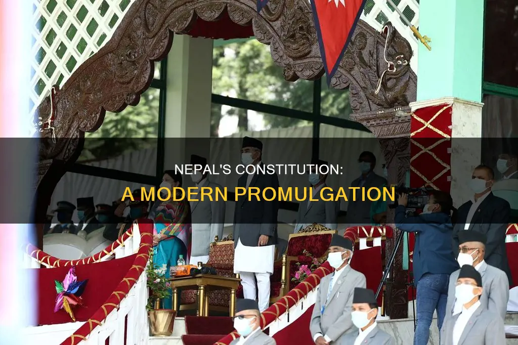 when was the current constitution of nepal promulgated