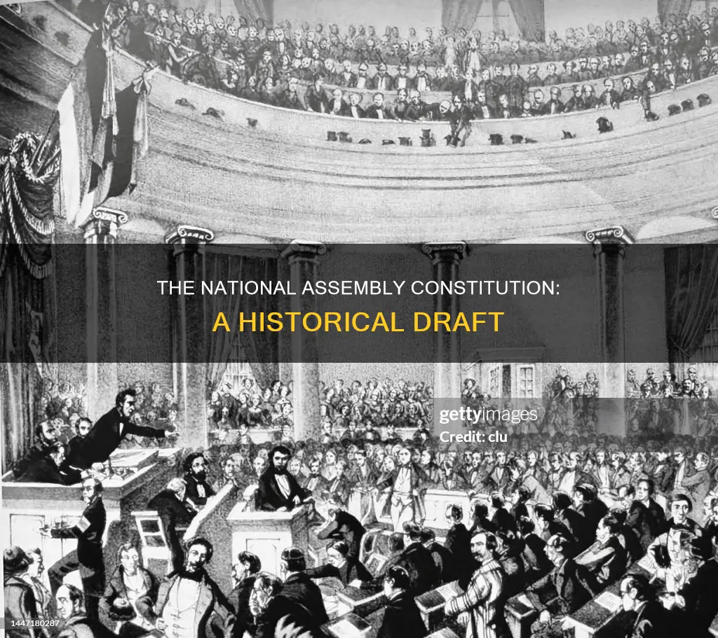 when was the draft of national assembly constitution completed