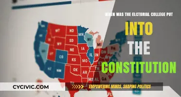 Electoral College: When Did It Enter the Constitution?