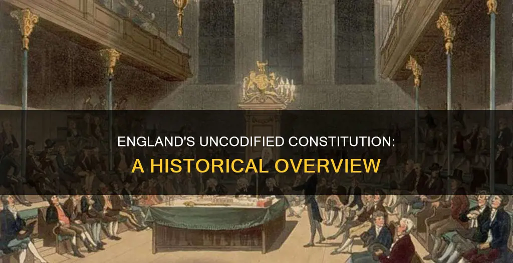when was the englands constitution written