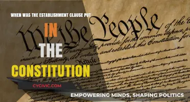 Establishment Clause: A Historical Constitutional Amendment