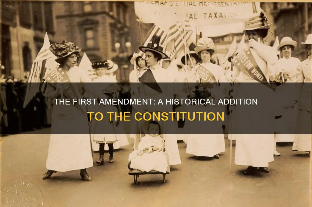 when was the first amendment added