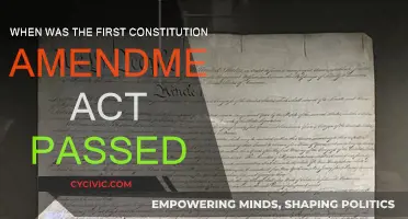 The First Amendment: A Historic Constitution Change