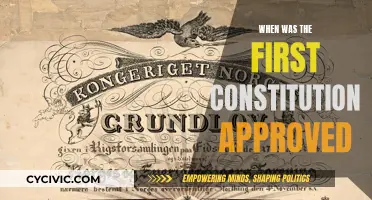 The First Constitution: When Did It Get Approved?