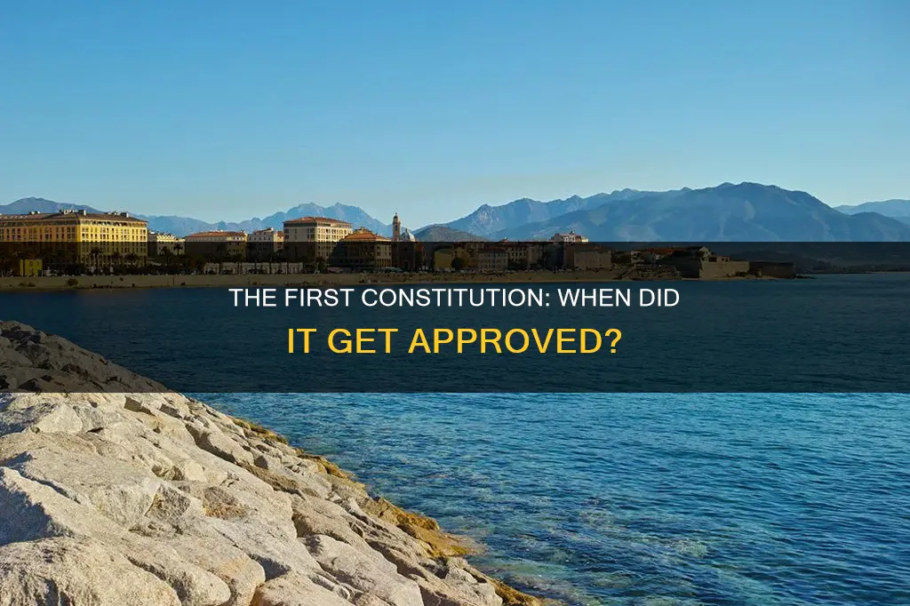 when was the first constitution approved