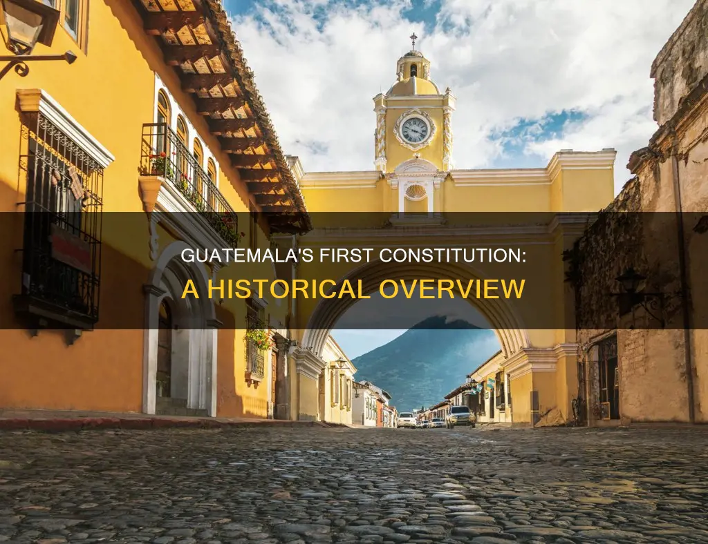 when was the first constitution made in guatemalqa