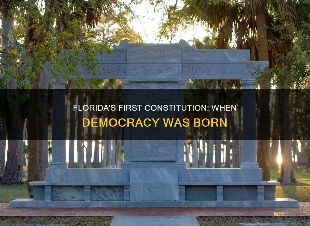 when was the first constitution of florida written